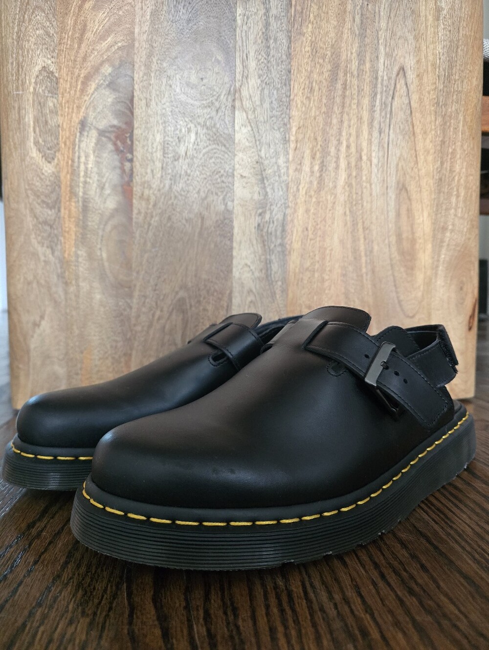 Dr. Martens Jorge II Brando Leather Slingback Mules (Mens) 12